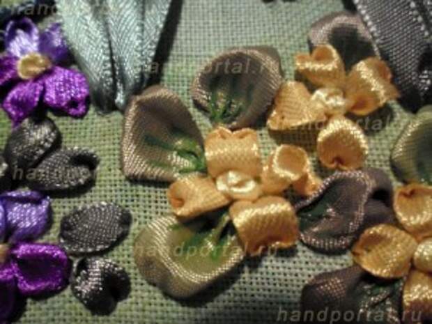 как вышить калужницу