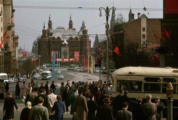 Улица Горького в Москве, 1966 СССР, история, фото