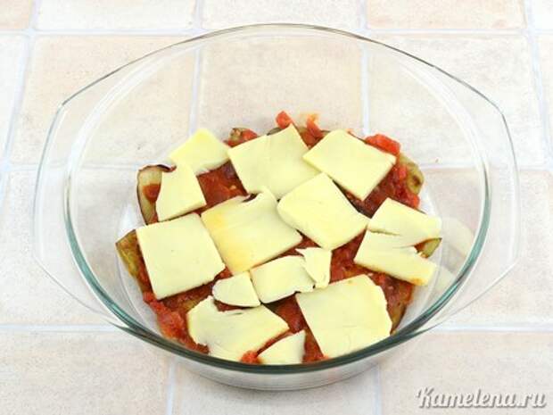 Запеканка из баклажанов с помидорами и сыром — 12 шаг