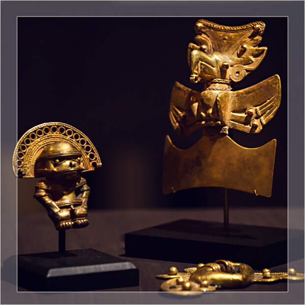 Золотые идолы инков.