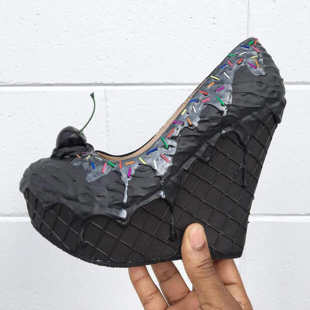 Дизайнер делает обувь в виде десертов, Крис Кэмпбелл, Chris Campbell