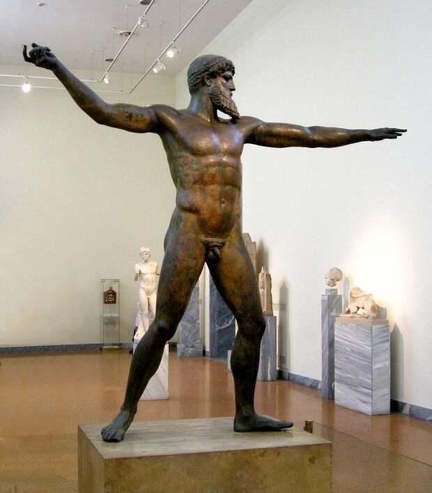 Скульптура Посейдона, Афины