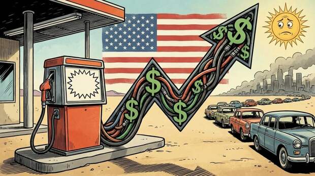 Bloomberg: бензин в США резко подорожал на фоне конфликта на Ближнем Востоке