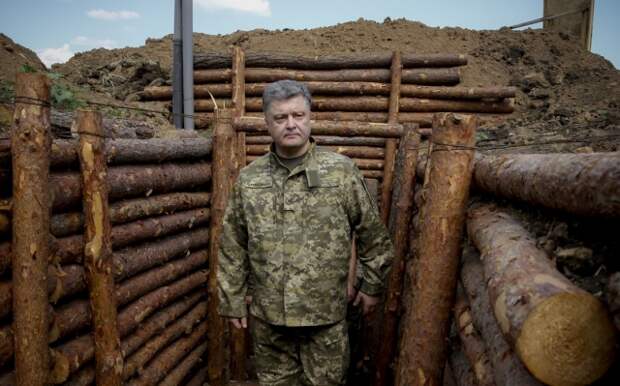 Петр Порошенко в Донбассе 