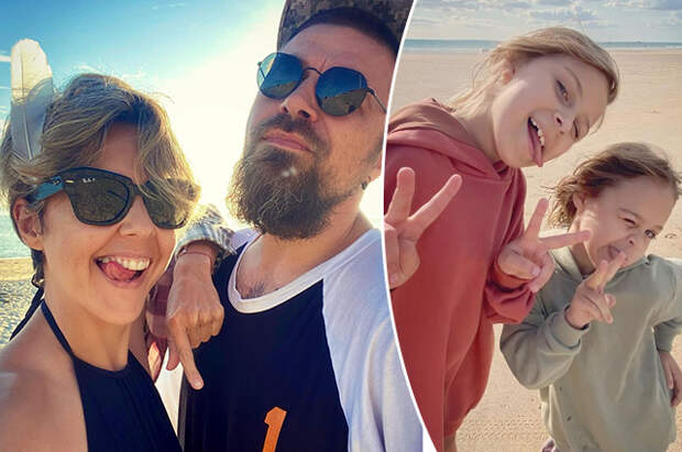 Ольга Шелест отдыхает во Франции с мужем и детьми и делится пляжными фото
