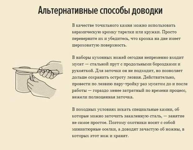 Как правильно точить нож Как правильно точить нож