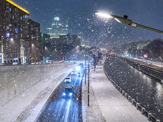Синоптик Тишковец: пик снегопада в Москве ожидается в ночь с 24 на 25 февраля