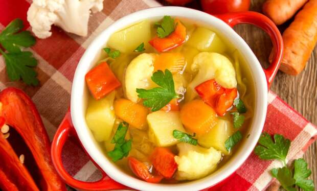 Рецепты овощного супа