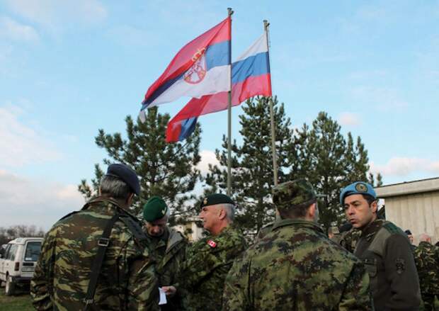 Российские военные в Сербии. Источник изображения: https://vk.com/denis_siniy