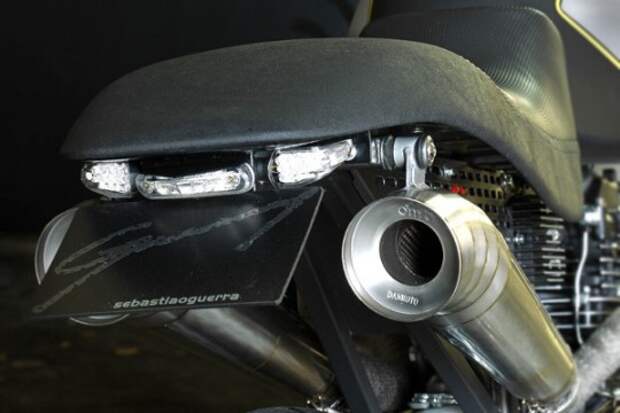 Новая выхлопная система мотоцикла Honda FX650