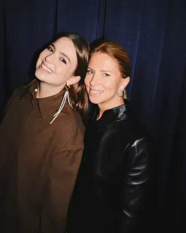 Светлана Захарова с дочерью от первого брака