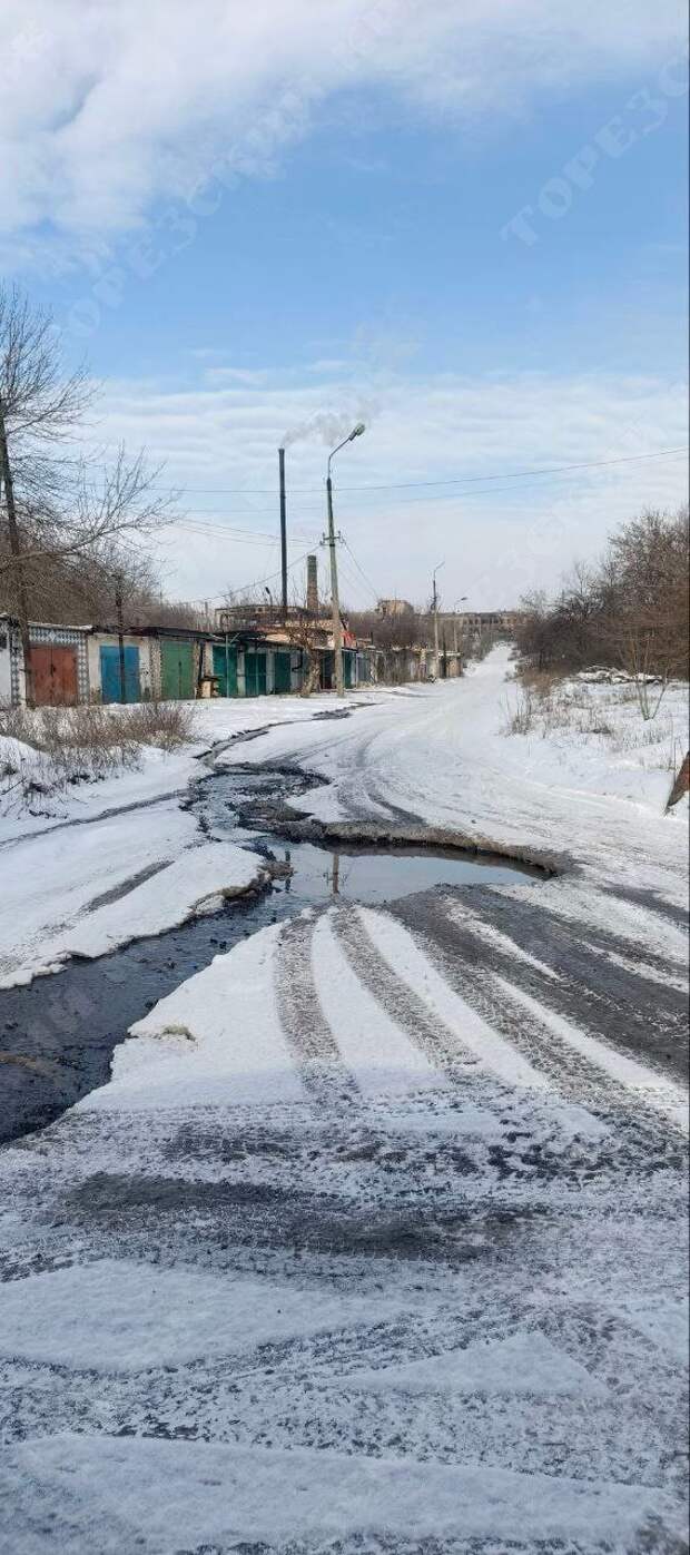 Порыв канализации в Торезе