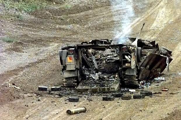 «Ланцет» порвал на куски БМП Bradley, это сняли на видео