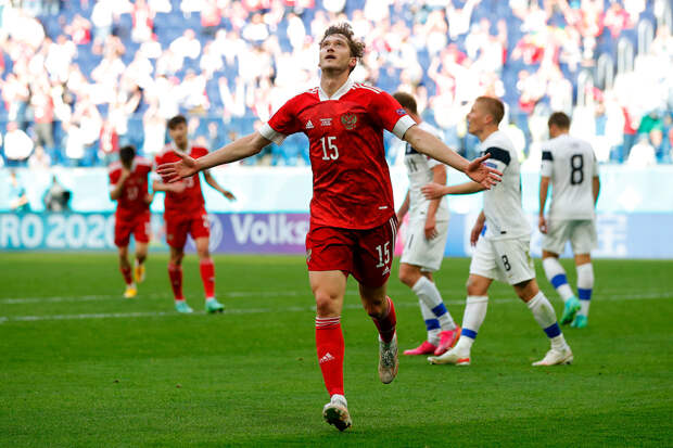 Сборная России победила финнов на ЕВРО-2020