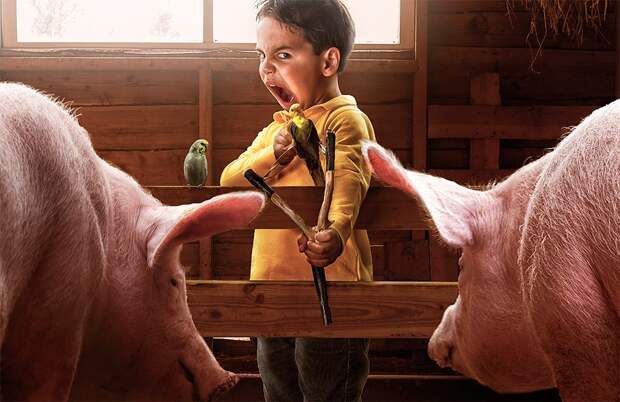 childhood04 Детство в кадре: папа фотографирует сына