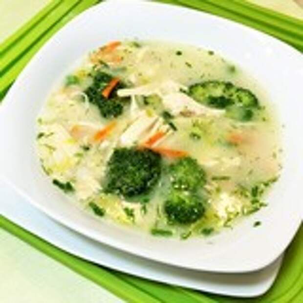 СЫРНЫЙ ДИЕТИЧЕСКИЙ СУП с Куриной Грудкой. 