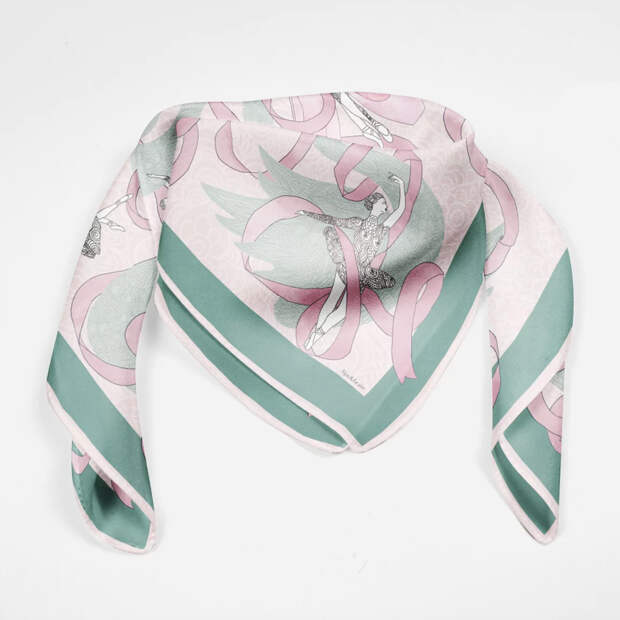 Шелковый платок «Балет»