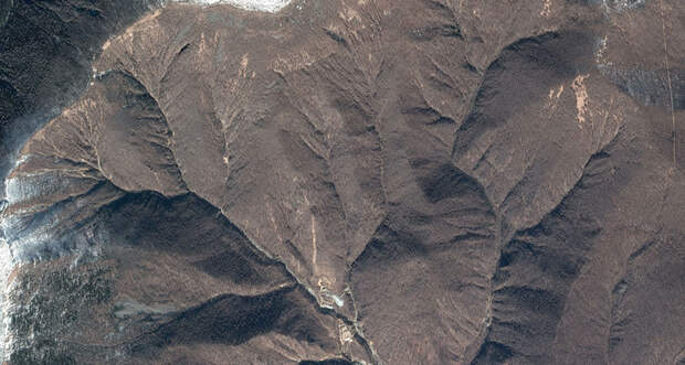 satellite image of North Korea's nuclear test site