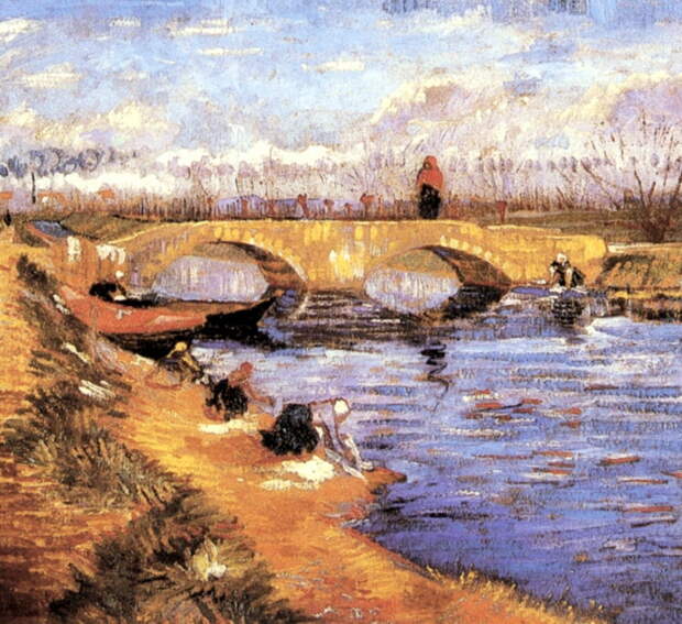 The Gleize Bridge over the Vigueirat Canal. Винсент Ван Гог (1853-1890)