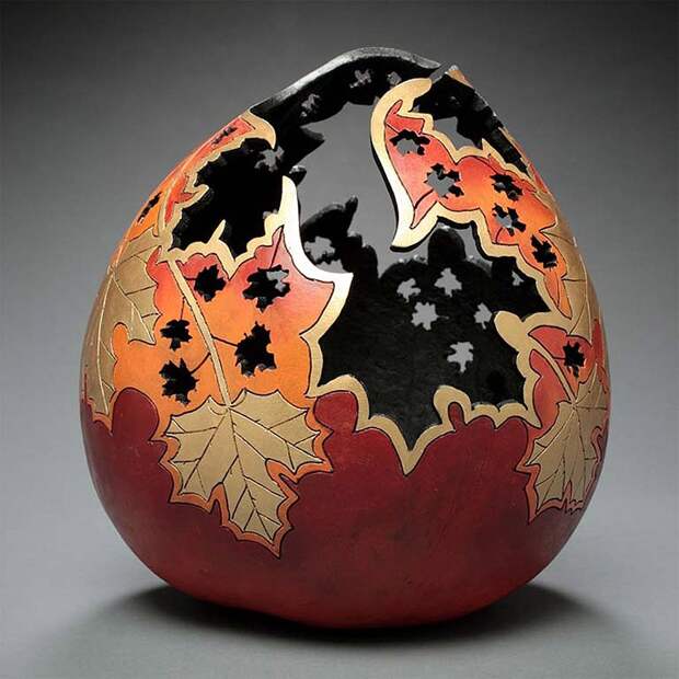 pumpkin26 Шедевры из тыквы от Мэрилин Сандерлэнд