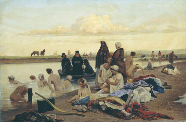 Лев Соловьев, «Монахи (Не туда заехали)», 1897 год Лев Соловьев, «Монахи (Не туда заехали)», 1897 год