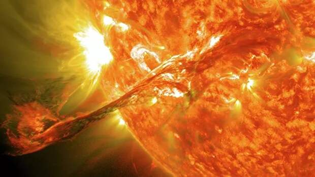 На Солнце произошла самая мощная в цикле активности вспышка