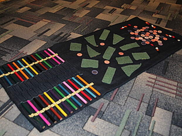 Массажный коврик для ребёнка своими руками | Ярмарка Мастеров - ручная работа, handmade
