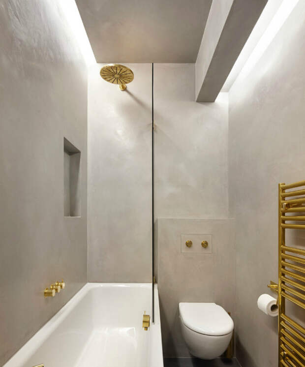 Ванная комната в стиле минимализм.