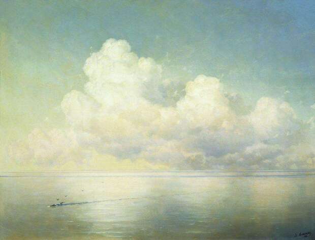 Облака над морем. Штиль. 1889 - Айвазовский Иван Константинович