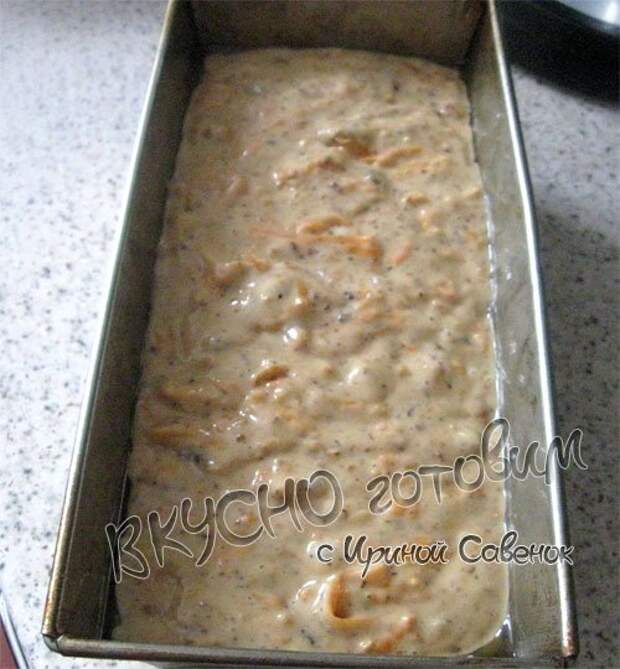 Тыквенный кекс с изюмом и орехами - шаг 8