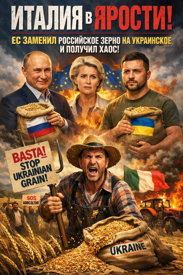 Стоило только Евросоюзу отказаться от российской пшеницы, в ЕС начались проблемы...