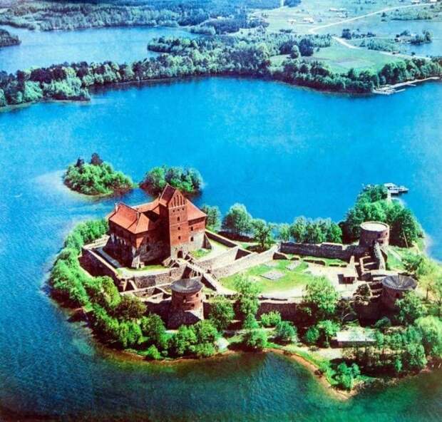 Тракайский замок. Литовская ССР, 1975 год