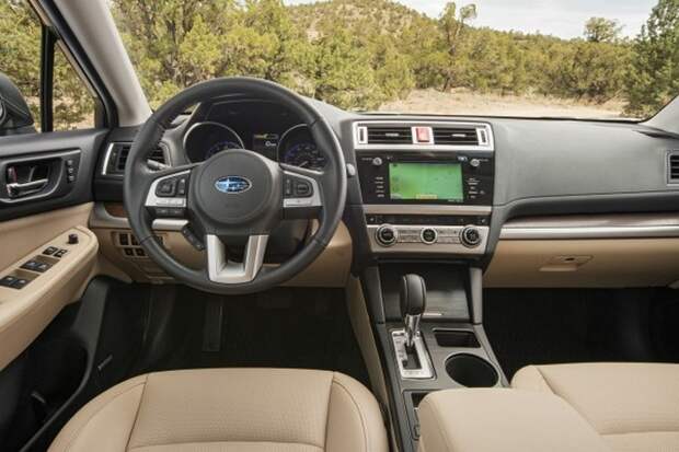 Салон автомобиля Subaru Outback. Салон автомобиля Subaru Outback.