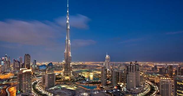 10 интересных фактов о небоскребе Бурдж-Халифа в Дубае  архитектура, бурдж-халифа, дубай, факты