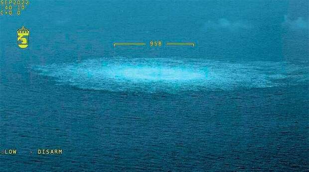 Выбросы метана, произошедшие в результате подрывов подводных газопроводов, сопоставимы с выхлопами 10 млн машин в течение 20 лет