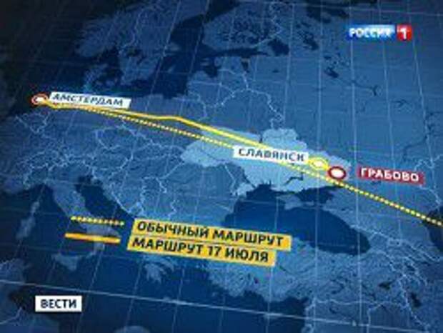 Маршрут разбившегося Boeing утвержден "Евроконтролем"