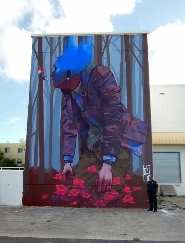 Уличные фрески от Etam Cru Уличные фрески от Etam Cru