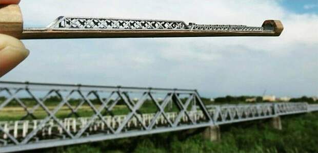 12 работ художника, который создает скульптуры из обычного карандаша