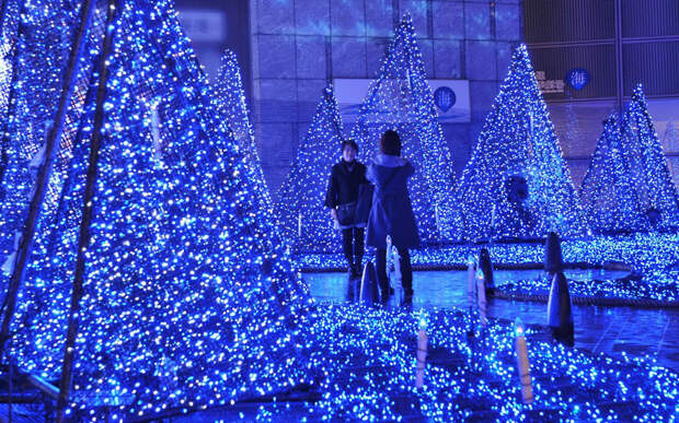 Christmas trees and lights 1 Ёлки и праздничные огни по всему миру