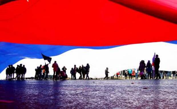 На фото: празднование Дня народного единства в Москве