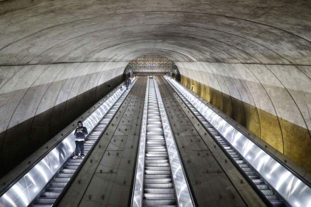 Пустое метро в Мэриленде