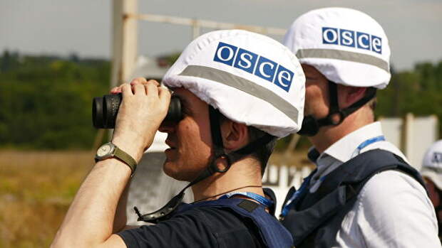 Представители инспекции ОБСЕ в Донецке