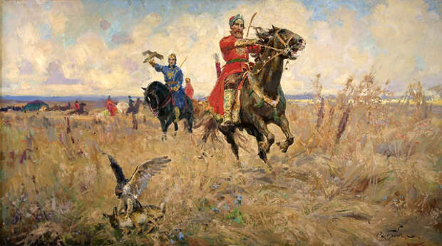 Соколиная охота царя Алексея Михайловича