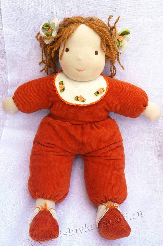 Текстильная кукла Мила