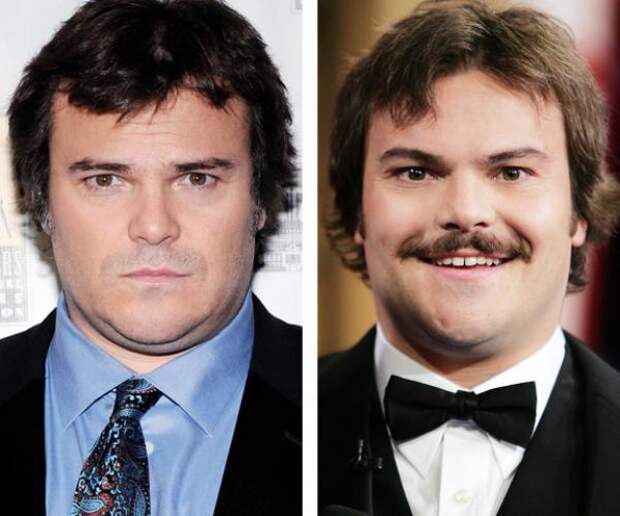 Знаменитые мужчины до и после бритья (23 фото)