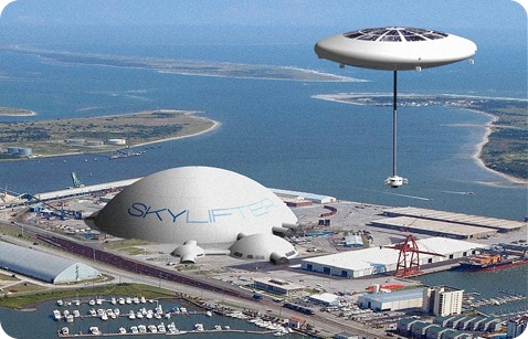 Диск-дирижабль SkyLifter берётся за особо тяжкий груз Диск-дирижабль SkyLifter