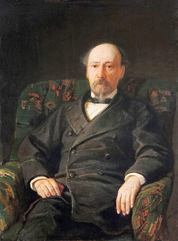 Портрет Николая Алексеевича Некрасова.