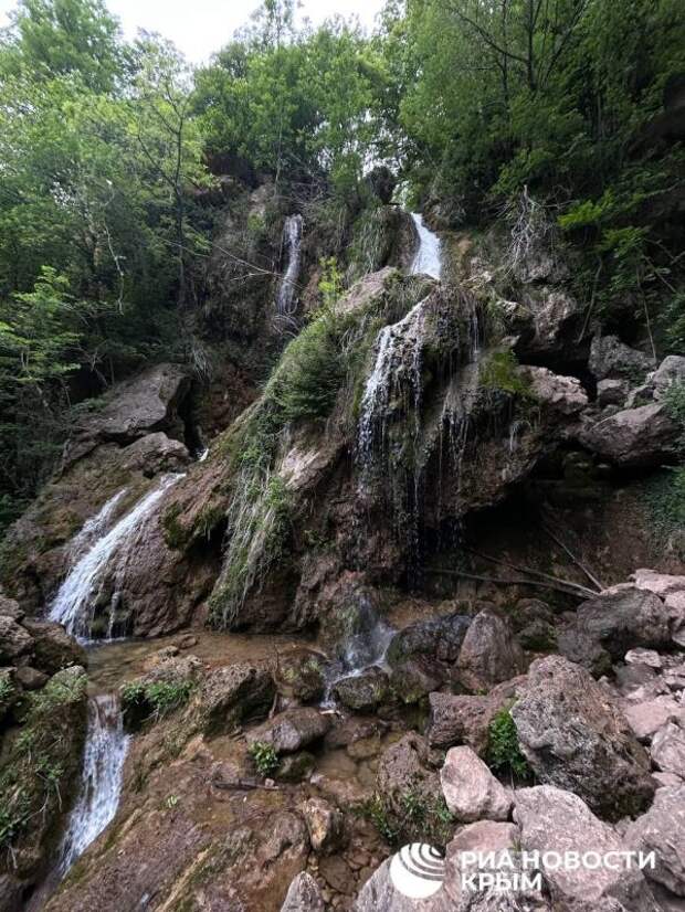 Водопад Су-Учхан в Симферопольском районе