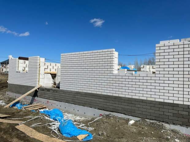 Недостроенный дом Натальи Воробьёвой/ Фото: предоставлено Натальей Бородиной