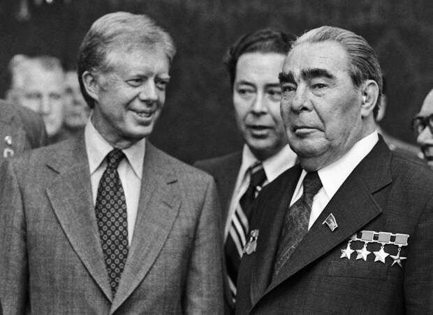 Президент США Джимми Картер и генеральный секретарь ЦК КПСС Леонид Брежнев, 1979 год Владимир Мусаэльян, Валентин Соболев/ТАСС